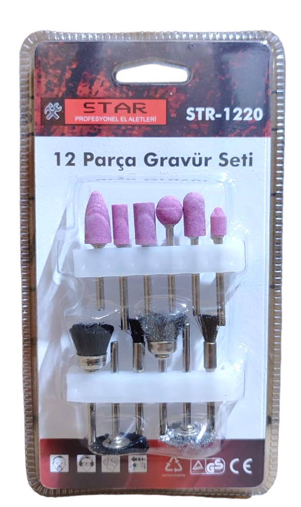 GRAVÜR SETI 12 PARÇA